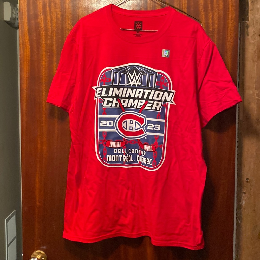Brand New WWE Montreal Elimination Chamber Shirt